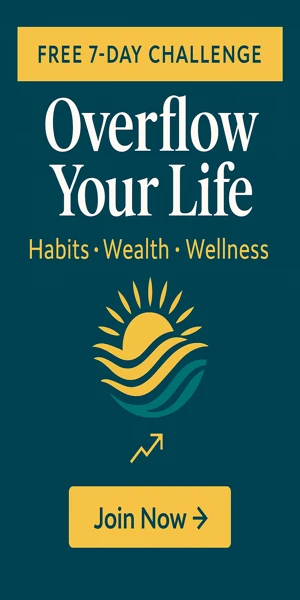 Sidebar ad promoting the Free 7-Day Overflow Activation Challenge by Elevate Your Wealth & Wellness to improve habits, wealth, and wellness.